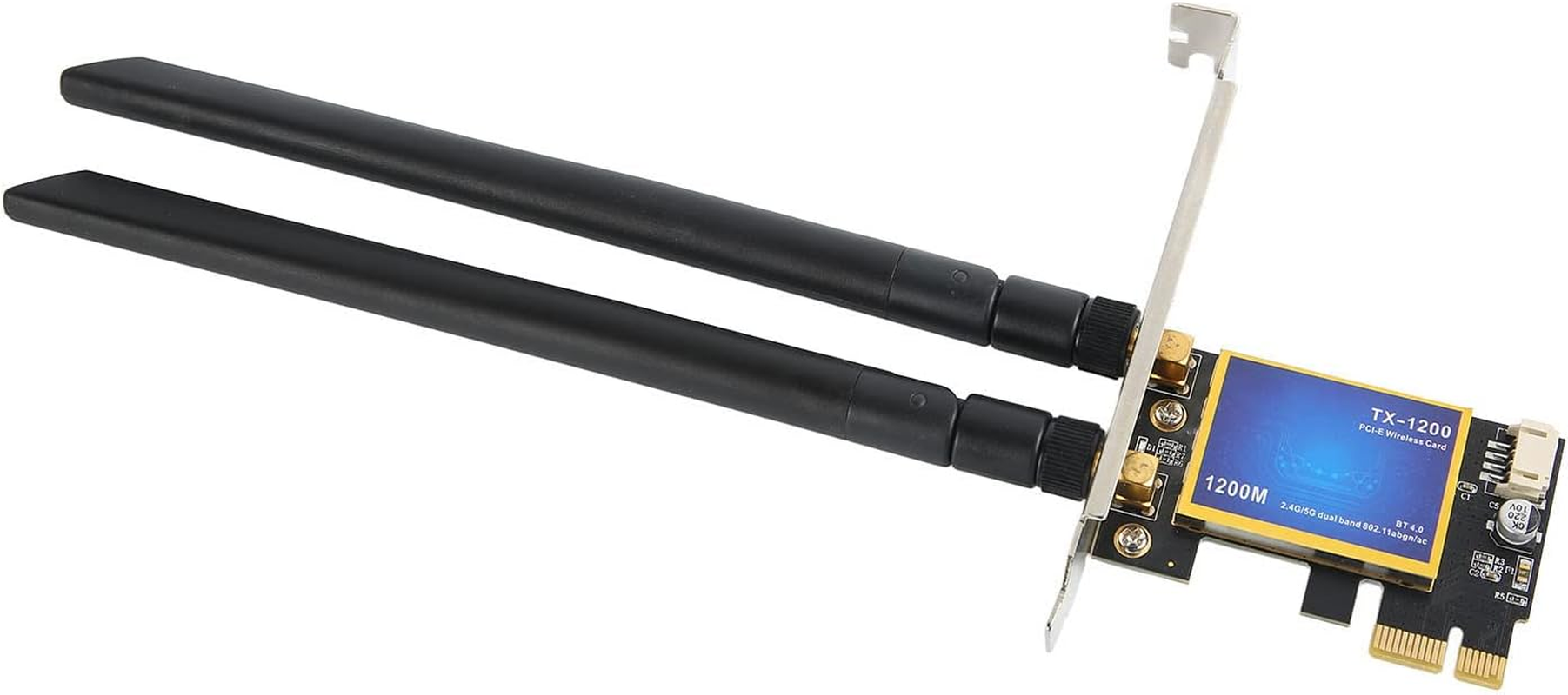 PCIE Wifi Card, High Speed Wireless Network Card Portable Compact 4.0 2.4G 5G Dual Band for Computer image number 4