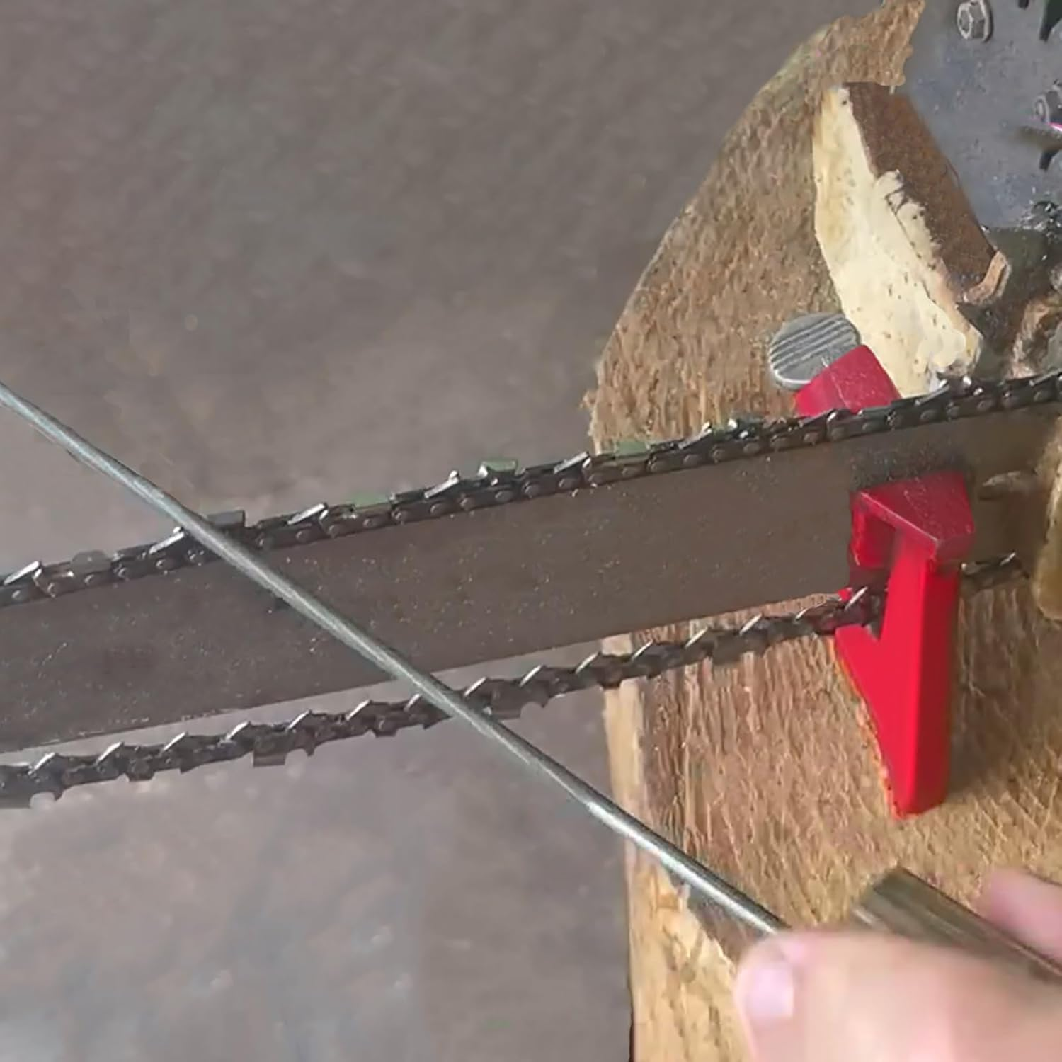 Windance Chainsaw Filing Vise, Chainsaw Stump Vise for Sharpening Saw Chain image number 5