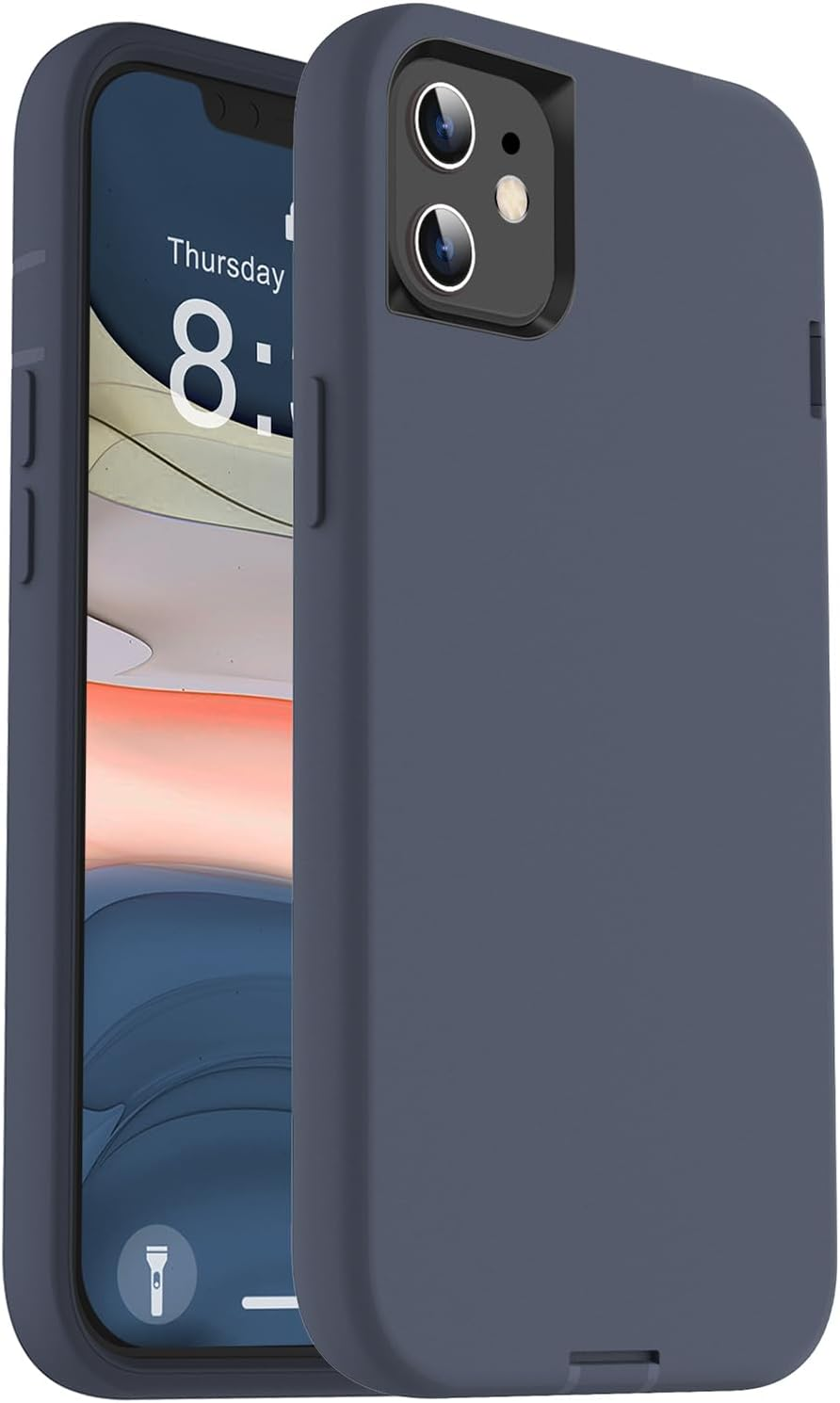 Oribox Case Compatible with Iphone 11, Heavy Duty Shockproof Anti-Fall Clear Case