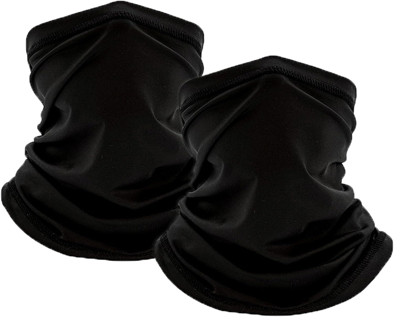 Multi-Functional Outdoor Headscarf - Elastic Mask, Neck Warmth, Scarf, Outdoor Sports Headscarf (Two Black Sets) image number 5