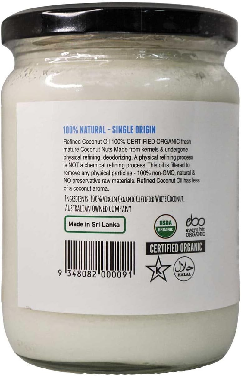 Every Bit Organic Coconut Oil Refined and Deodorised 500Ml image number 2