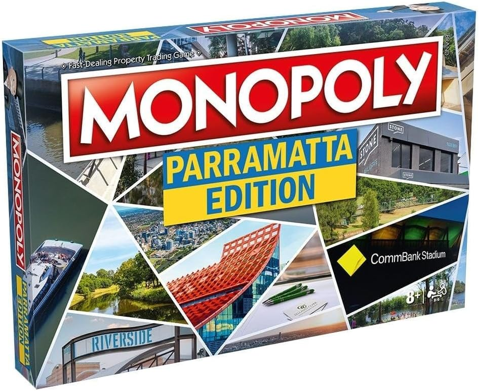 Monopoly: Parramatta Edition Board Game, Australia, New South Wales, One Size (WM03797-EN3-6) image number 6