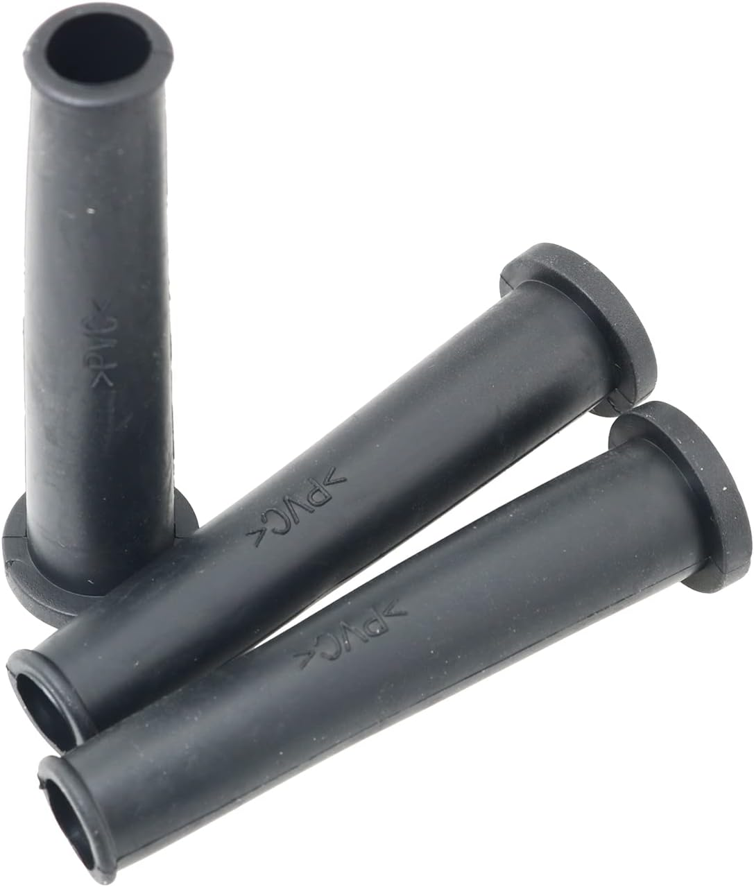Cord Boot Protector 10PCS PVC Strain Relief Cable Sleeve Hose Rubber Black image number 3