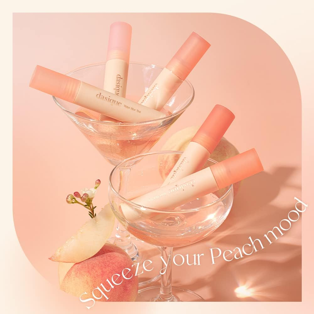 Dasique Water Blur Tint #04 Rosy Coral I Vegan, Cruelty-Free I Non-Sticky, Non-Greasy, Watery Formula Transforming into a Silky Finish - 04 Rosy Coral image number 4