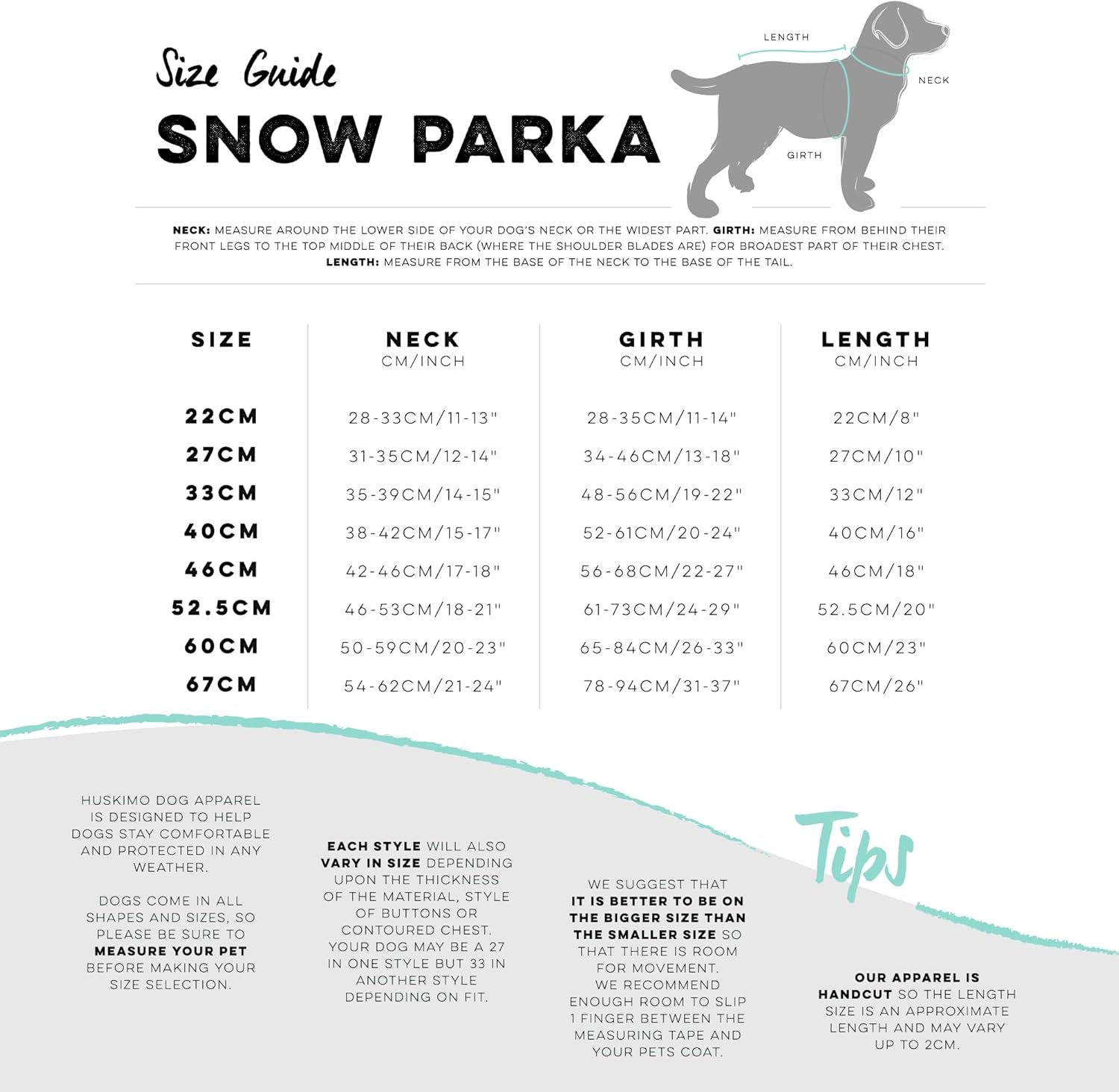 Huskimo Snowparka Dog Coat, Orange, 67Cm image number 5