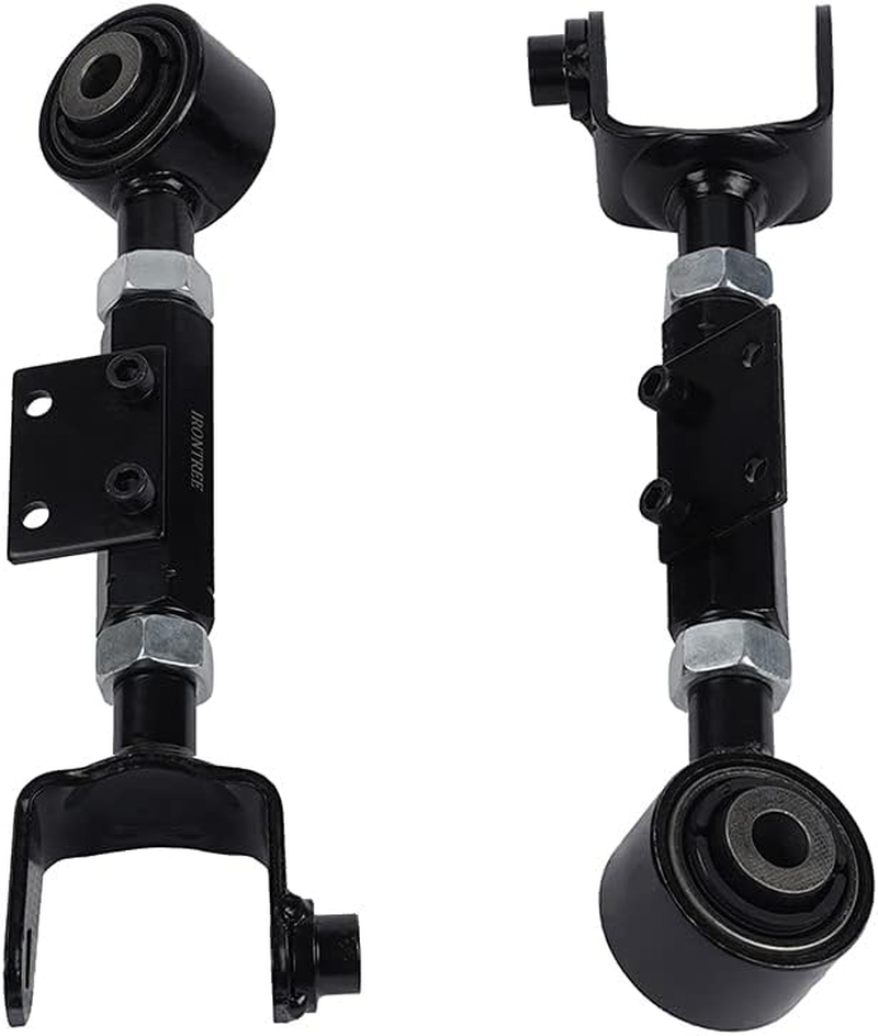 IRONTREE 2Pcs K90489 (1 Pair) Professional Left Right Rear Upper Adjustable Control Arm Compatible with 2002-2006 Honda CR-V, 2003-2011 Honda Element, OE Replacement# 52390S9AA11 52400S9AA11