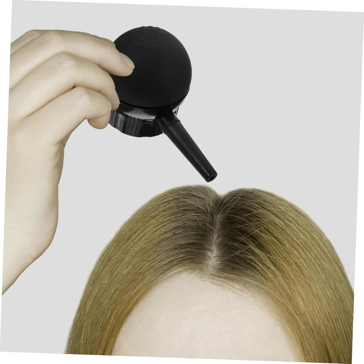 Professional Powder Sprayer Hair Building Fibers Nozzle Thickening Spray Tool for Root Cover up Hairdressing Tools Hairdressing Sprayer image number 1