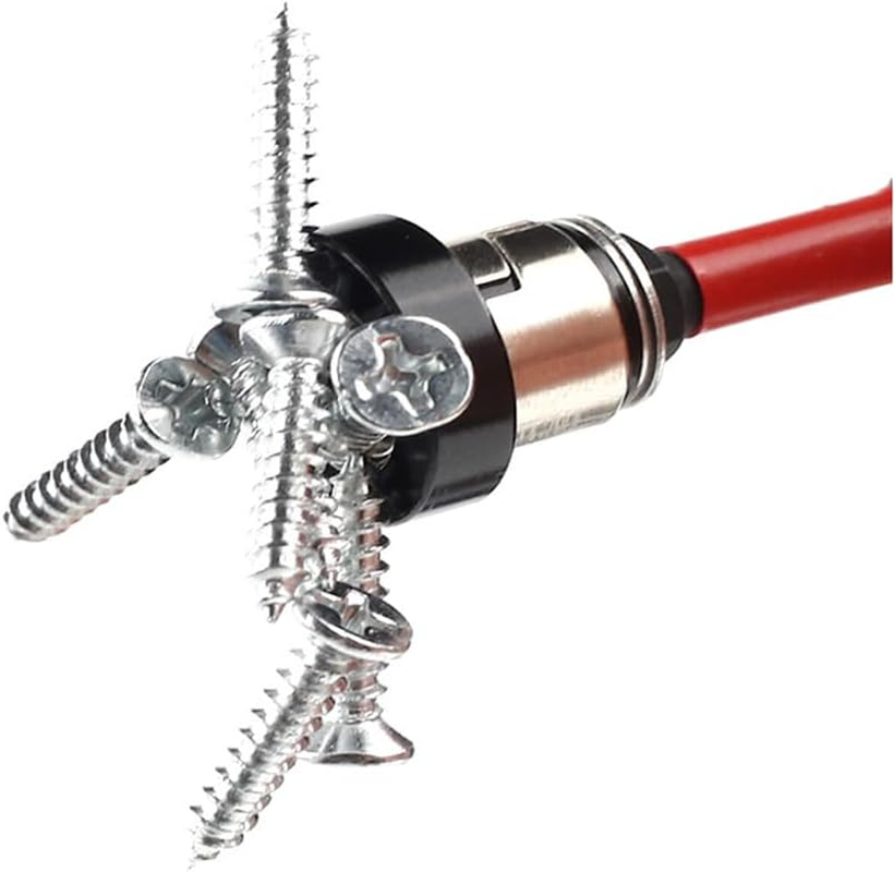 Walquicks 2 Pcs Positioning Screwdriver Bit Set, Hex Shank Drywall Screwdriver Bits for Plasterboard & Gypsum Board, Secure Grip with Red & Yellow Tips image number 6