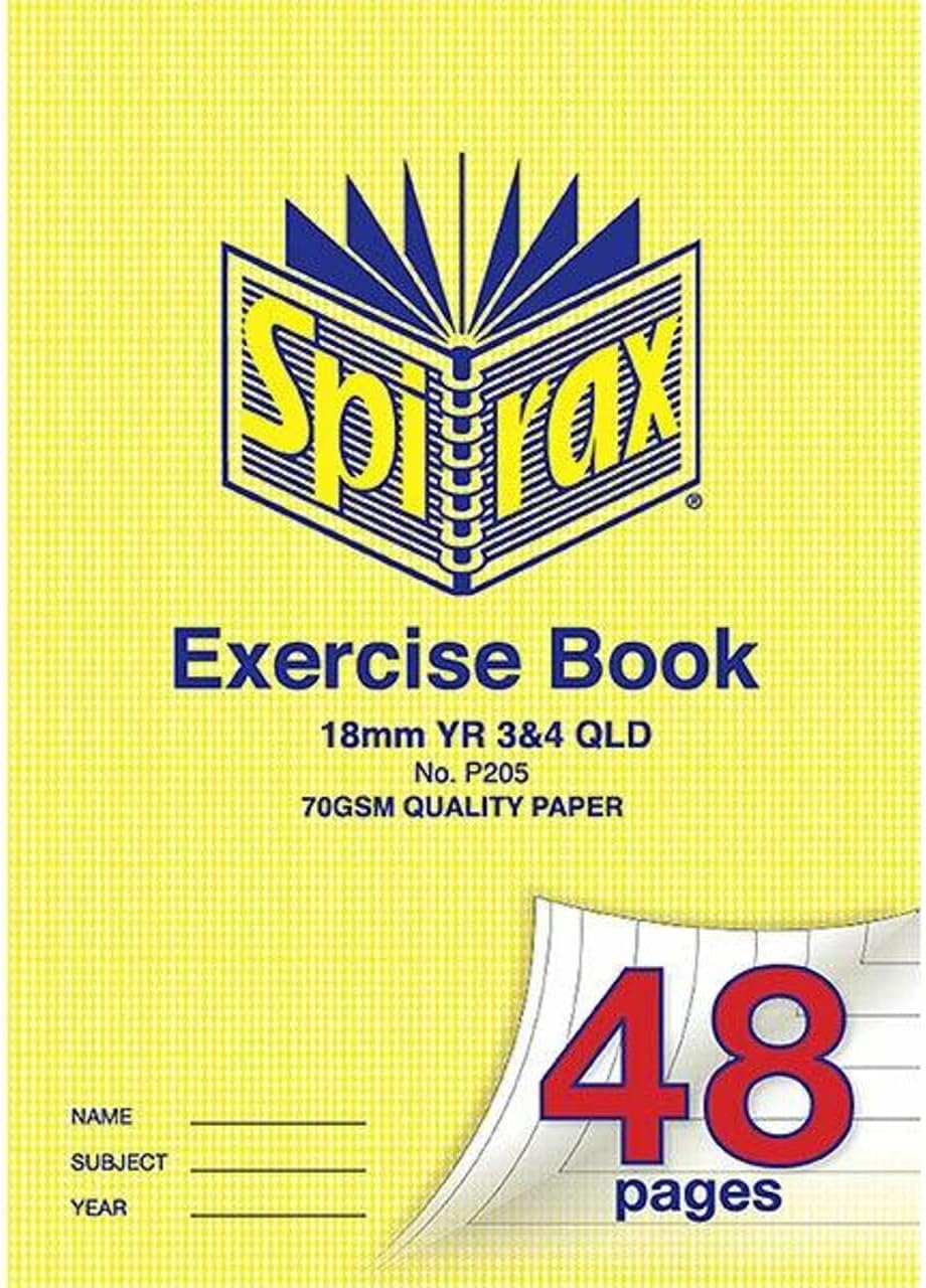SPIRAX 205 A4 Exercise Book, 12 Mm image number 1