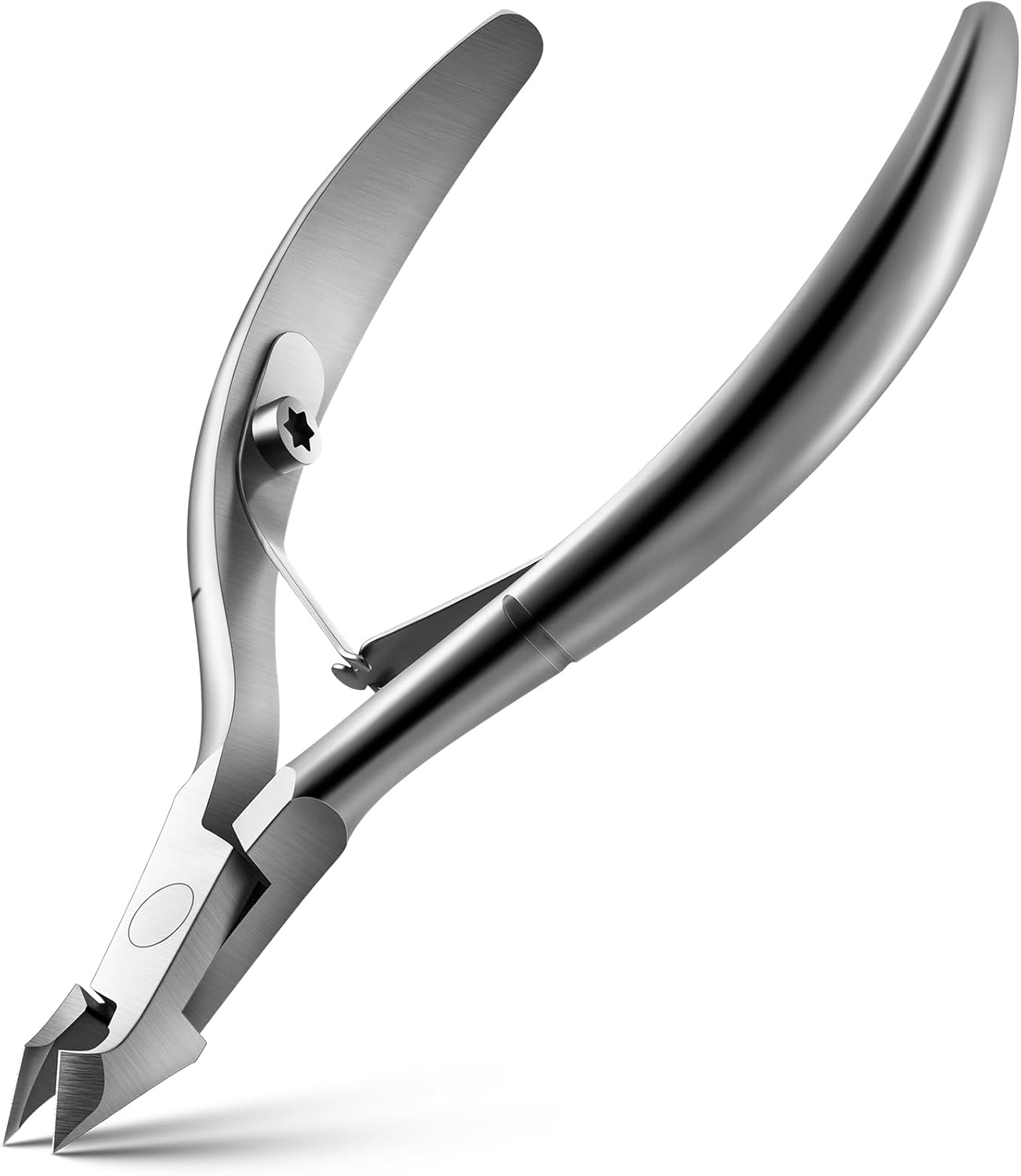 FVION Cuticle Nippers Stainless Steel Cuticle Nippers Extra Sharp with Precise Cut Cuticle Scissors Fine Cuticle Remover on Cuticle Fingers and Toes (4 Mm)