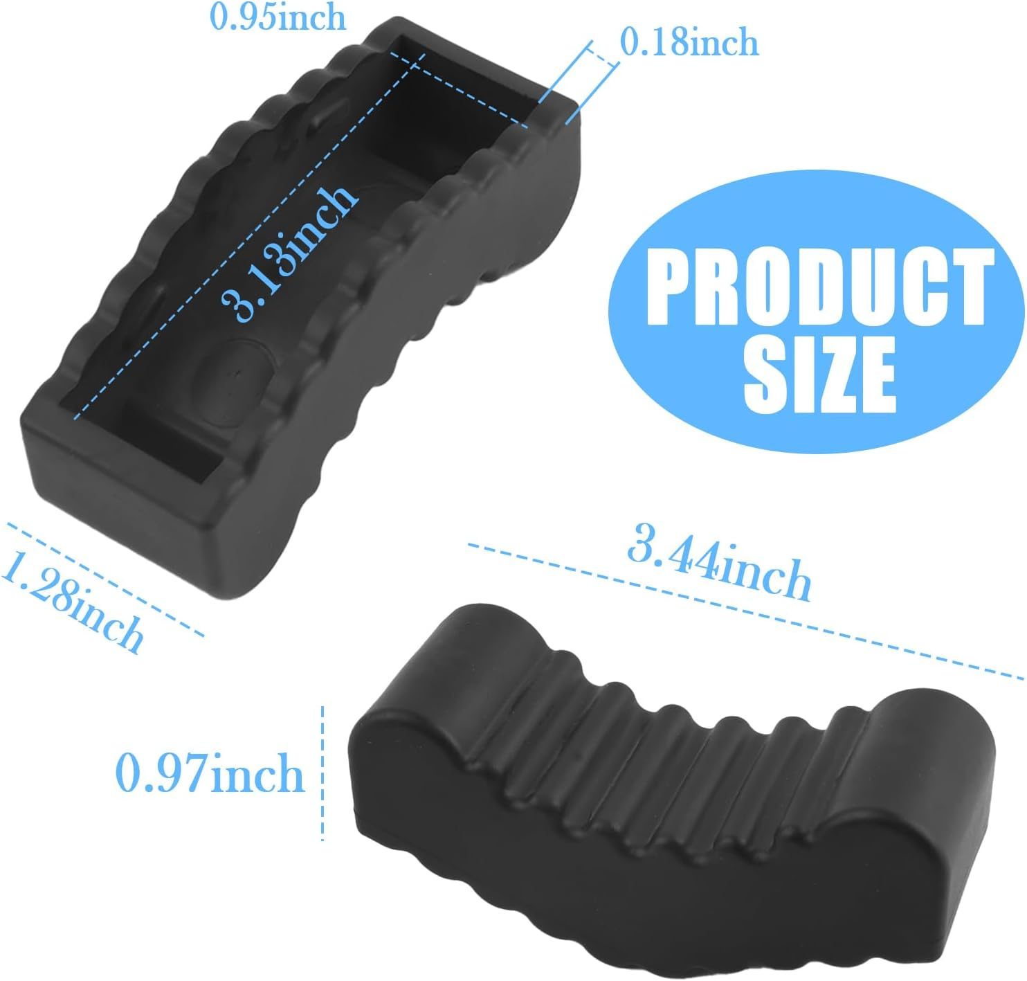 2PCS Jack Stand Pads,Anti-Slip Rubber Floor Jack Pad Fit 2-3 Tons Heavy-Duty Jacks Stands,Professional Floor Jacks Rubber Pads Provides Cushion & Protection Car Accessories