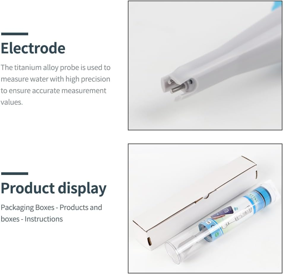 B-Qtech Digital Water Quality Tester 5 in 1 Tds/Ec/Salt/S.G/Temp Temp,Water Hardness Set, Drinking Water Test for Aquarium, Pool, Aquaculture, Fish, App Control, Compatible with Ios and Android image number 6