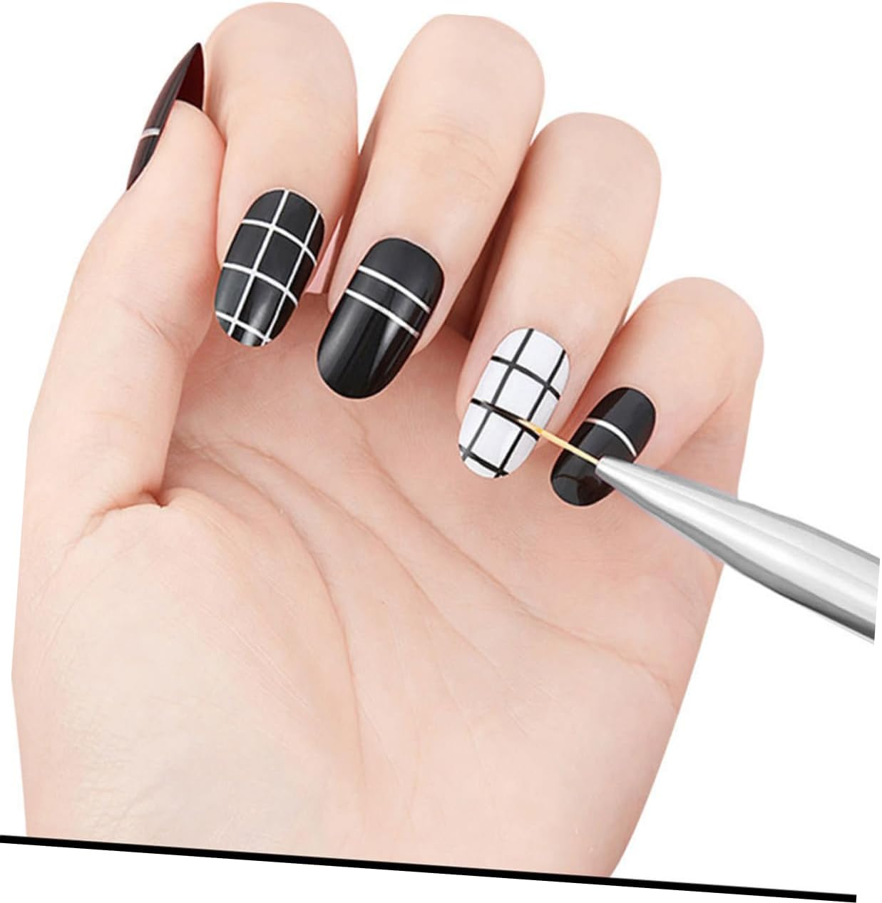 BIUDECO Nail Art Pen Replacement Heads for Nail Art Design Easy to Use for Families Professionals image number 6