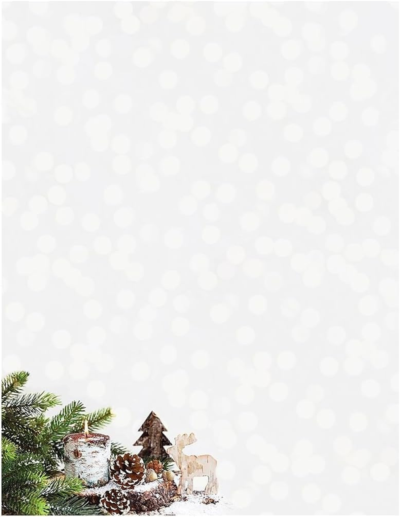 Great Papers! Winter Wonderland Letterhead, 80 Count, 11" X 8.5" (2015101) image number 1