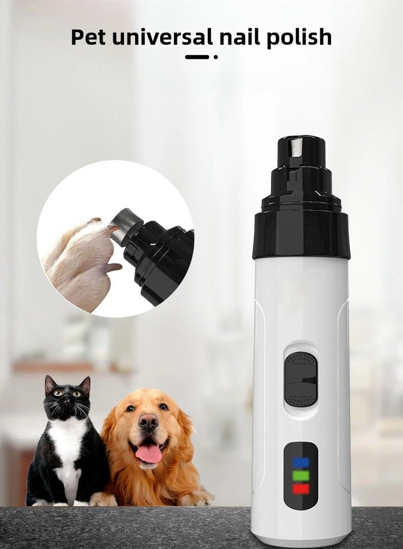 Silent Paw Pro 2.0 Dog Nail Grinder, New Pets Nail Trimmer, Ultra-Quiet Operation, Ergonomic Design, 360&deg; All-Round Nail Grinder, Two-Speed Regulation (Standard)