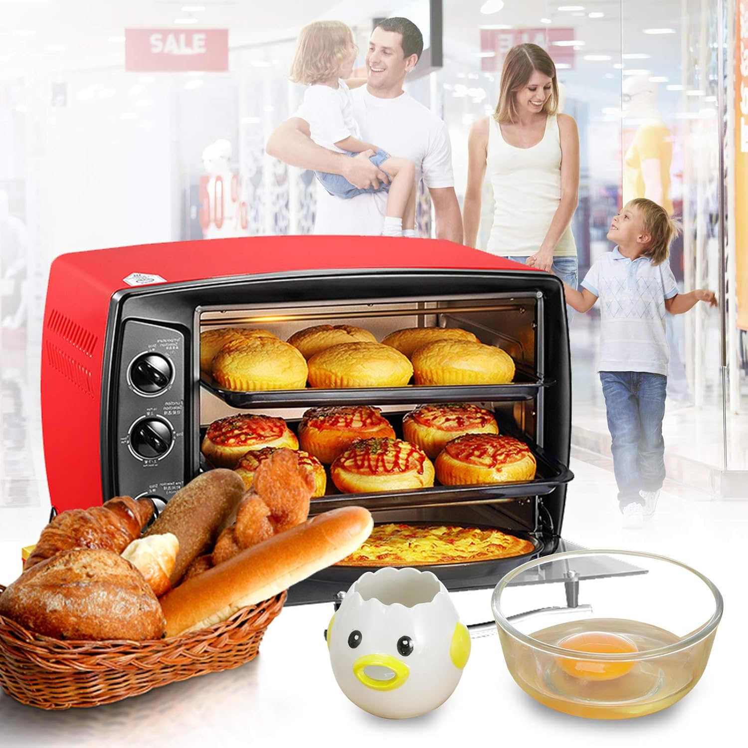 Cartoon Egg Separator Mini Egg White and Yolk Separator Practical and Simple Ceramic Egg Separator Suitable for Kitchen Baking Small Tools image number 4