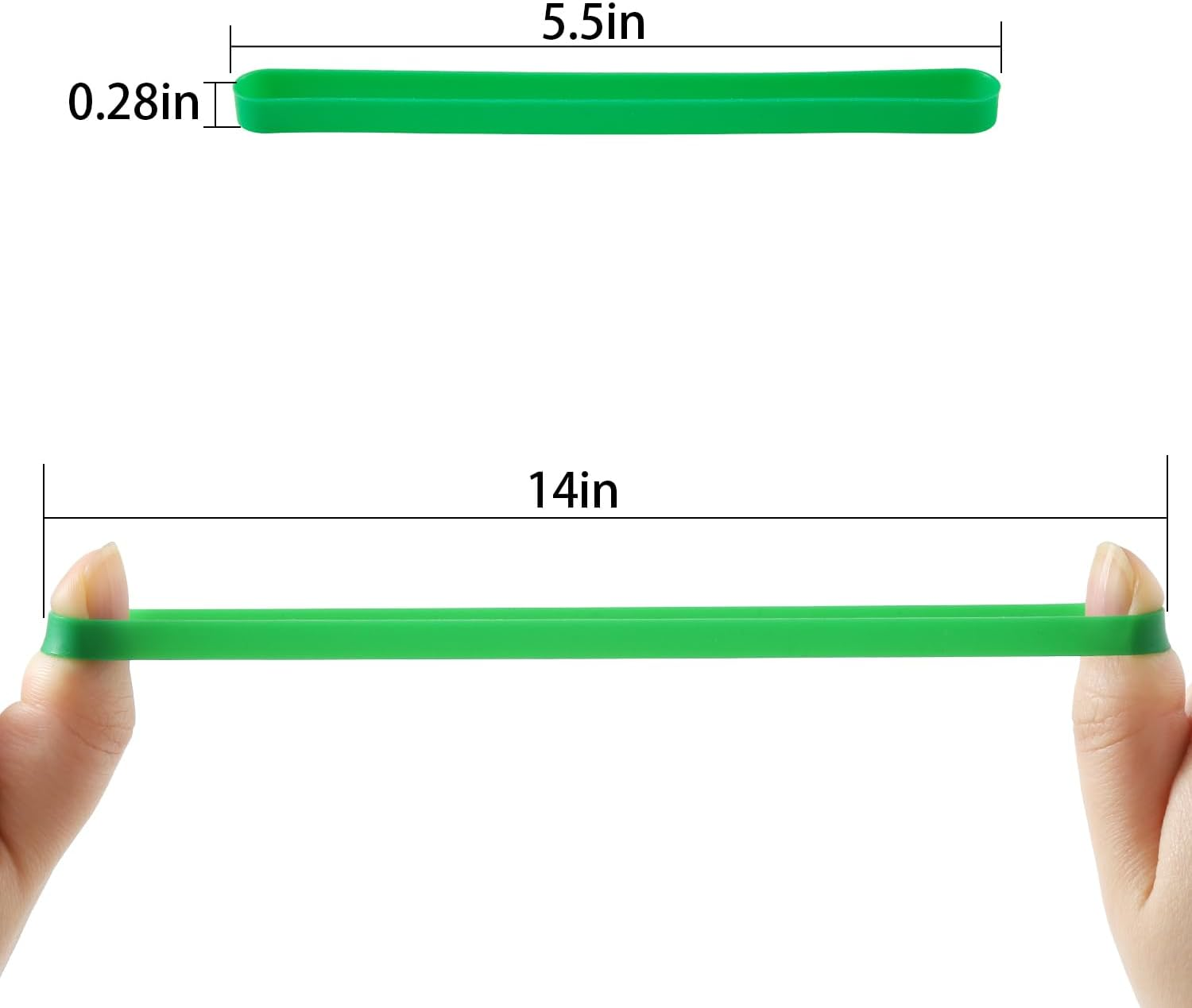 12 PCS Silicone Rubber Bands Planner Elastic Bands Elastic Rubber Wrapping Bands for Books, Crab Traps, Art, Cooking, Wrapping, Exercise, Bag Wraps, Heat, Cold, UV, Chemical Resistant image number 6