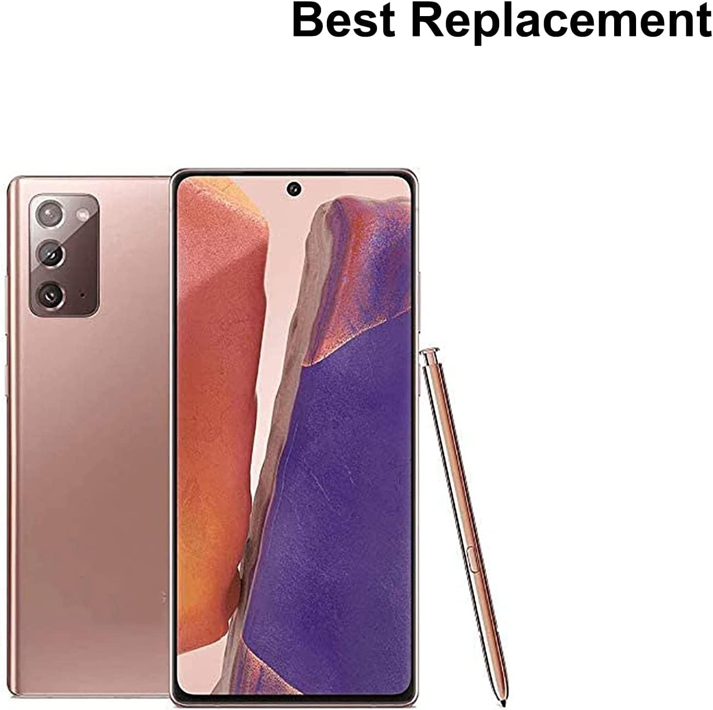 Note 20 Ultra Replacement Stylus Pen Touch S Pen (No Bluetooth) Compatible with Samsung Galaxy Note 20/ Note 20 Ultra 5G All Carriers（Gold） - Green image number 1