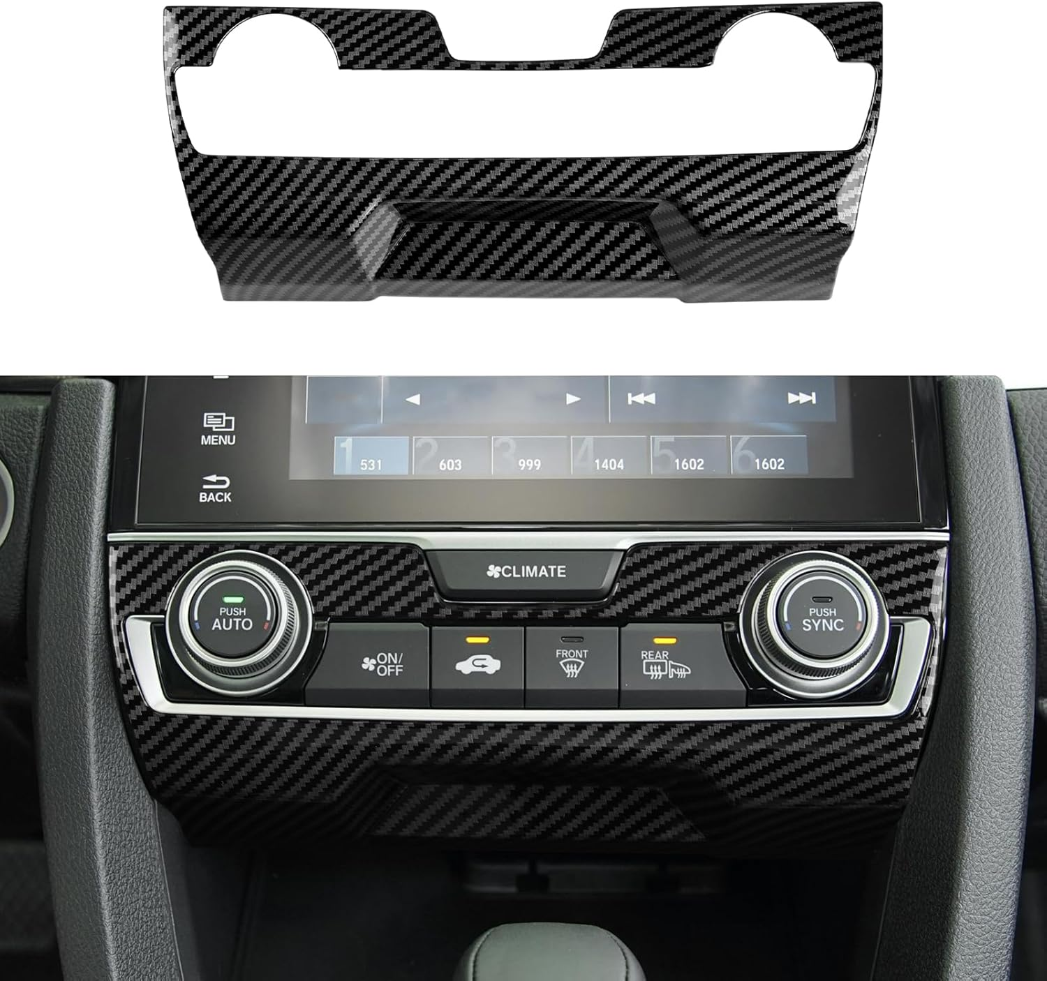 Car Carbon Fiber Gear Shift Panel Decals for 2011 2012 2013 2014 Chrysler 300 Accessories Interior Stickers
