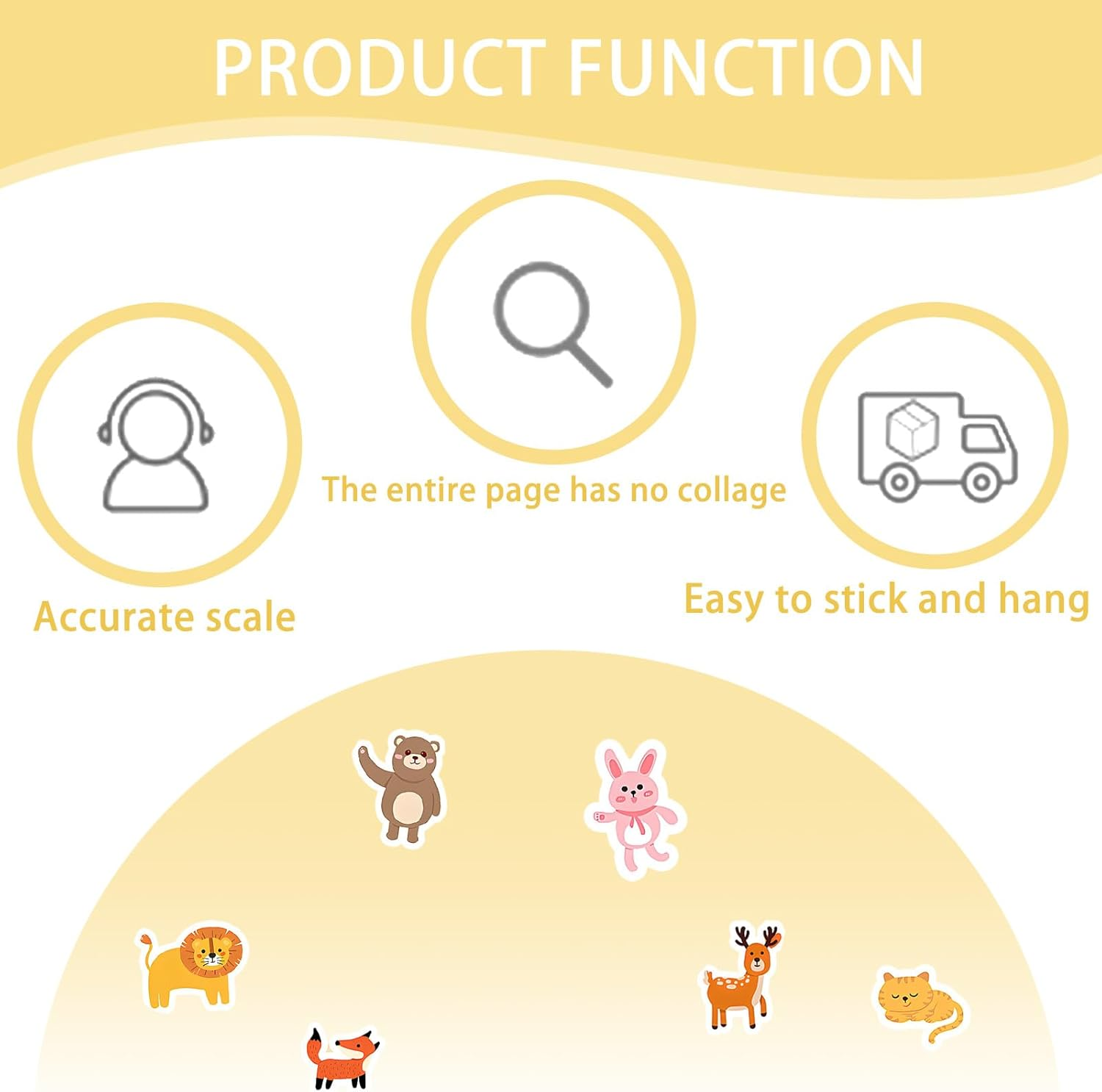 Giraffe Height Chart, Growth Measurement Device Fun Height Measure Tool with Hook Children Teenager Growth Record Cartoon Giraffe, for Bedroom Nursery Wall Decoration image number 6