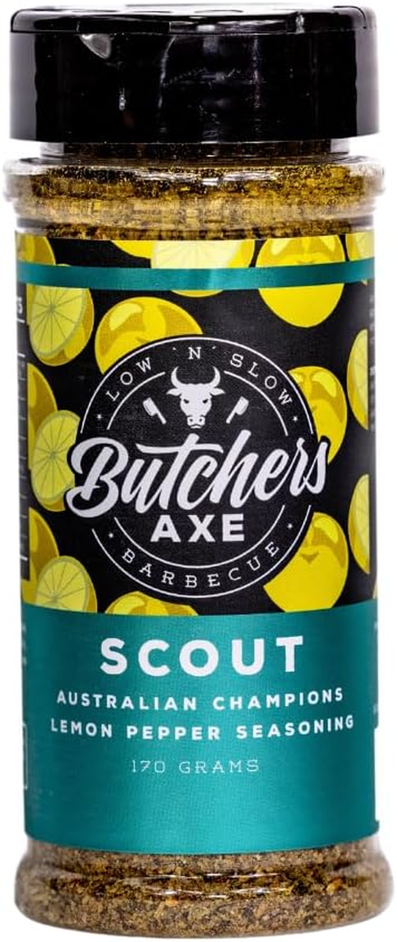 Butcher'S Axe BBQ Scout Lemon Pepper Seasoning 170 G