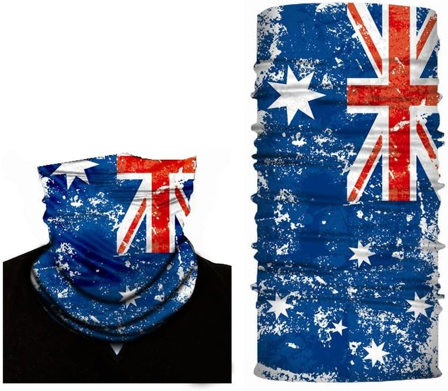 Shopiness Unisex Adult Multifunctional Headband Bandana Neck Gaiter for Sport Football Soccer World Cup Country Flags