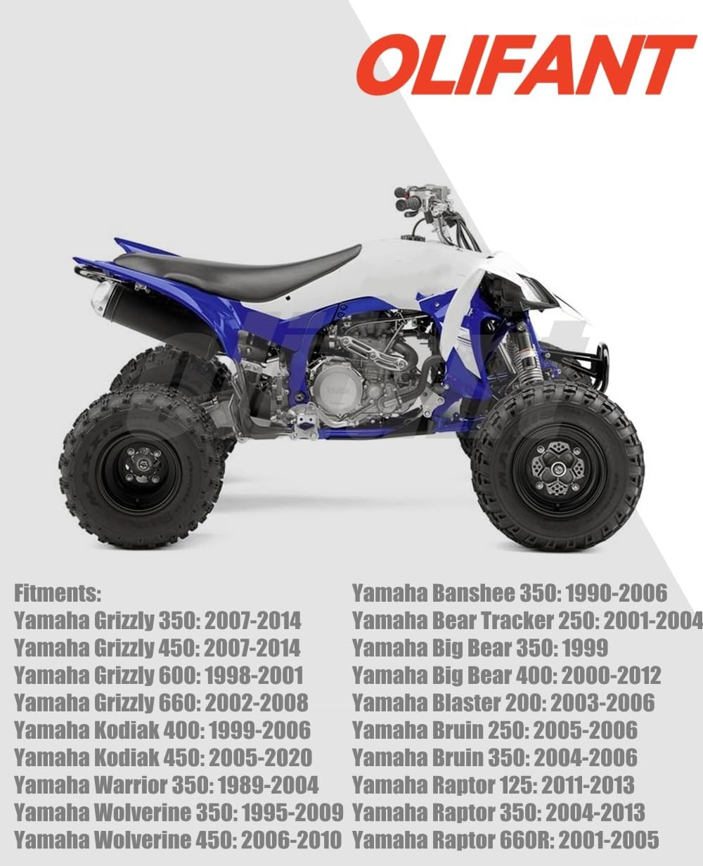 Front Brake Caliper for Yamaha Big Bear 250 350 400 Banshee Grizzly 660 Kodiak 400 450 Raptor 350 Warrior Wolverine YFM 125 YFM 250 YFM 350 YFM 400 450 660 image number 1