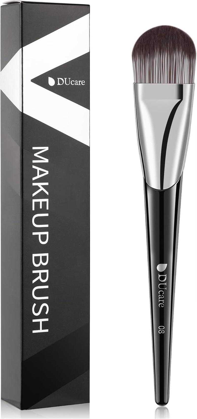 Ducare Liquid Foundation Brush, Flat Foundation Brush for Thin Liquid, Makeup Concealer DIY Facial Contour Face Brush for Blending Liquid, Cream, Facial Mask, Eye Mask Cosmetic Makeup Tool