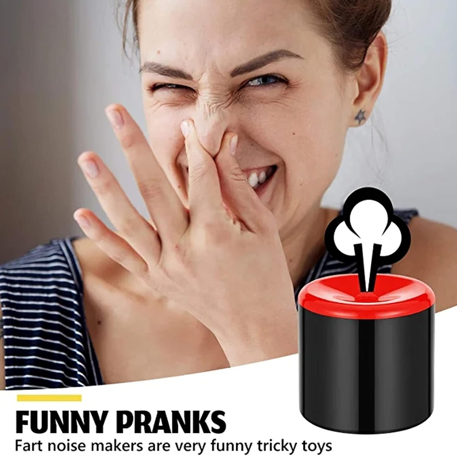 2Pcs Pooter Squeeze Fart Machine, Soft Rubber Fart Prank Toy, Small Fart Noise Maker Fart Sounds Machine Toy for Funny Gag Party Birthday Joke Toy Kids Adult Favors image number 4