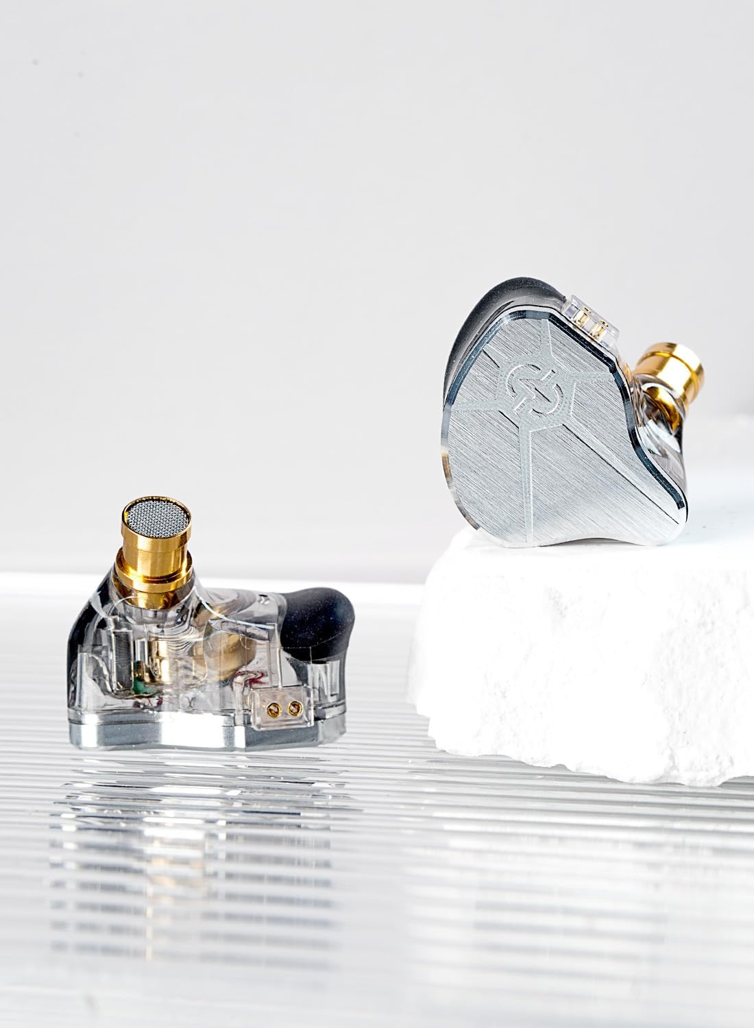 Keephifi CCZ BC04 Hifi IEM in Ear Monitor, In-Ear Headphones with 1BA and 1DD, Lightweight Wired Gaming Headphones, Detachable 5N OFC Cable for Singers, 2 Pin Z Pins image number 2