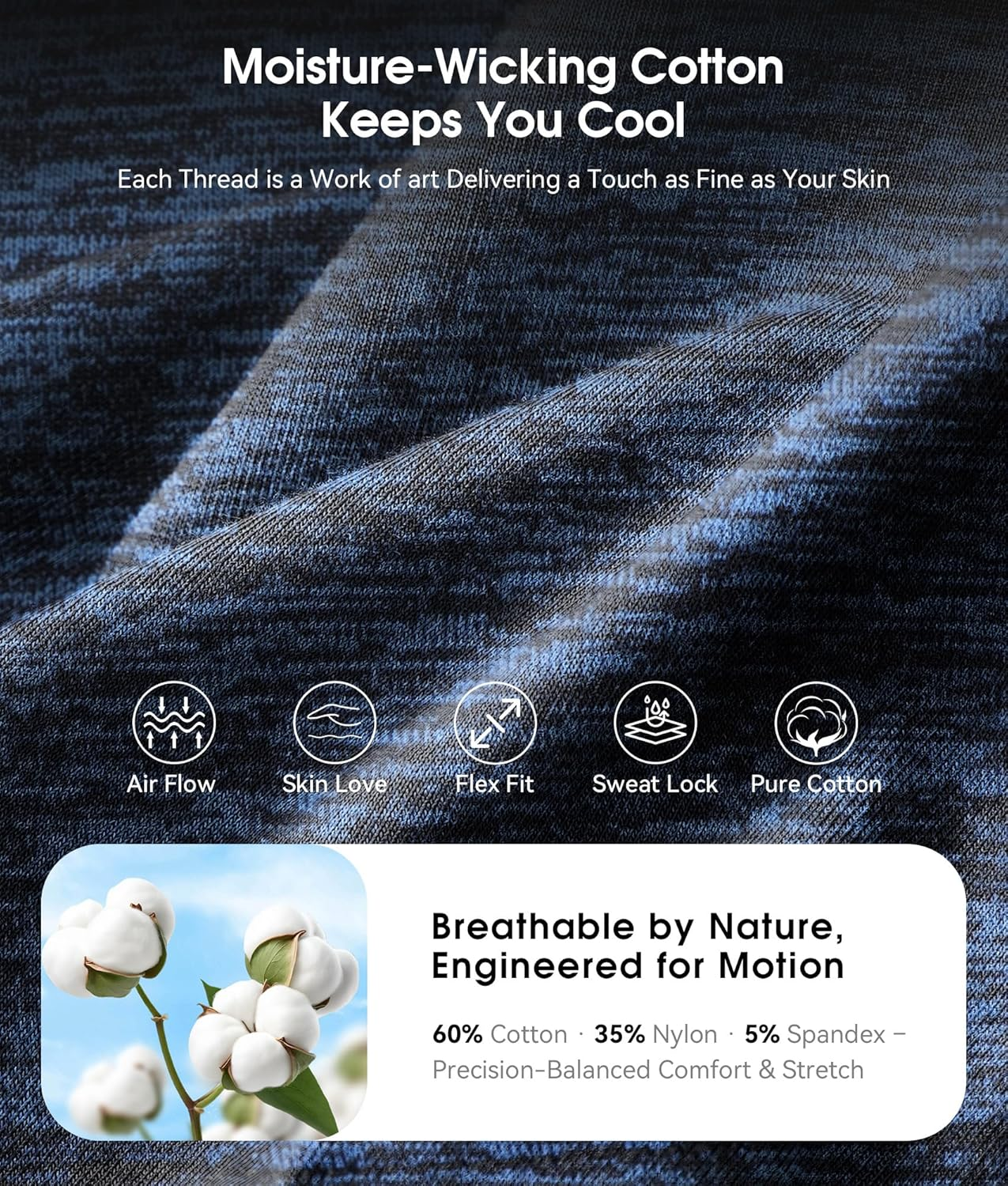 MUSICOZY Bluetooth 5.2 Headband Sports Sleep Headband Headphones, Wireless Music Sleeping Headphones Sleep Eye Mask Earbuds for Workout Running Insomnia Travel Yoga Meditation&hellip; image number 5