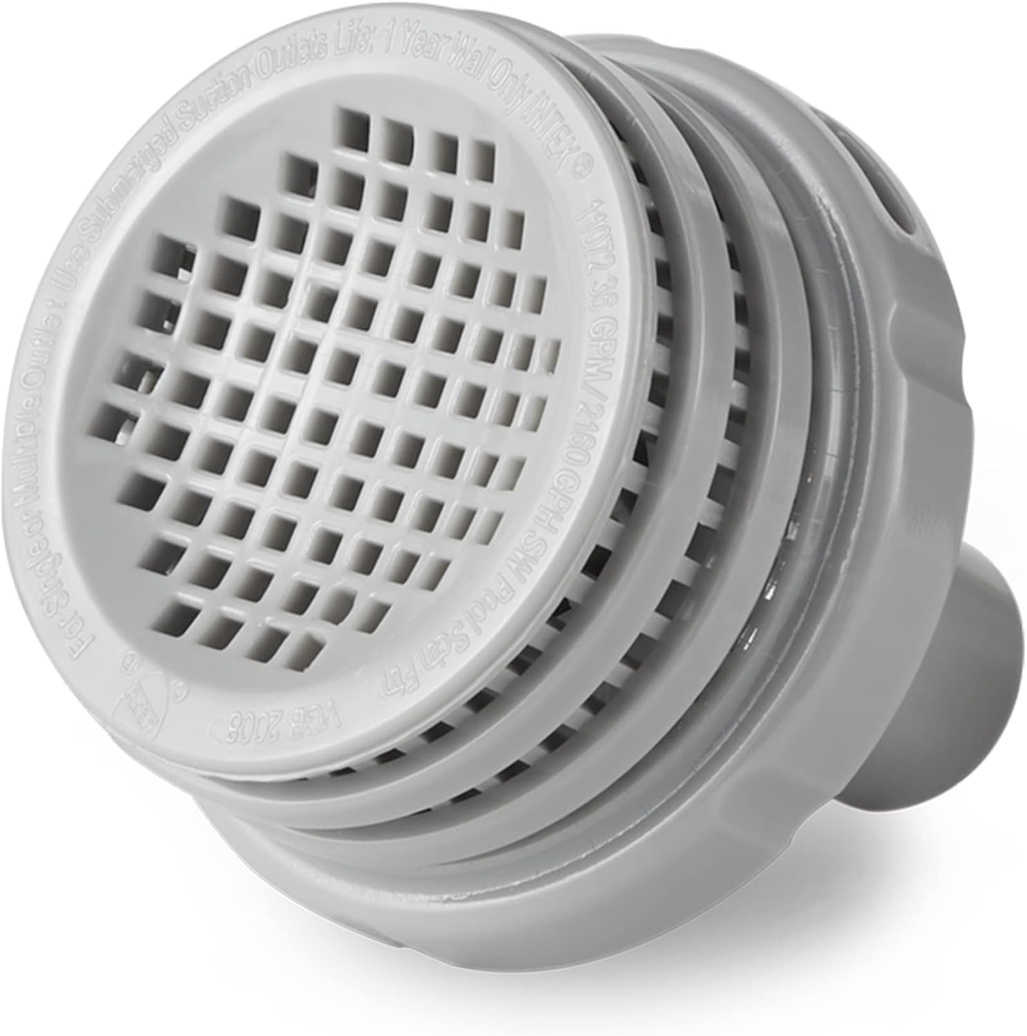 Intex 26004E above Ground Swimming Pool Inlet Air Water Jet Replacement Part Kit; Includes Plunger Valve, Strainer Connector, Strainer Grid, Etc. image number 2