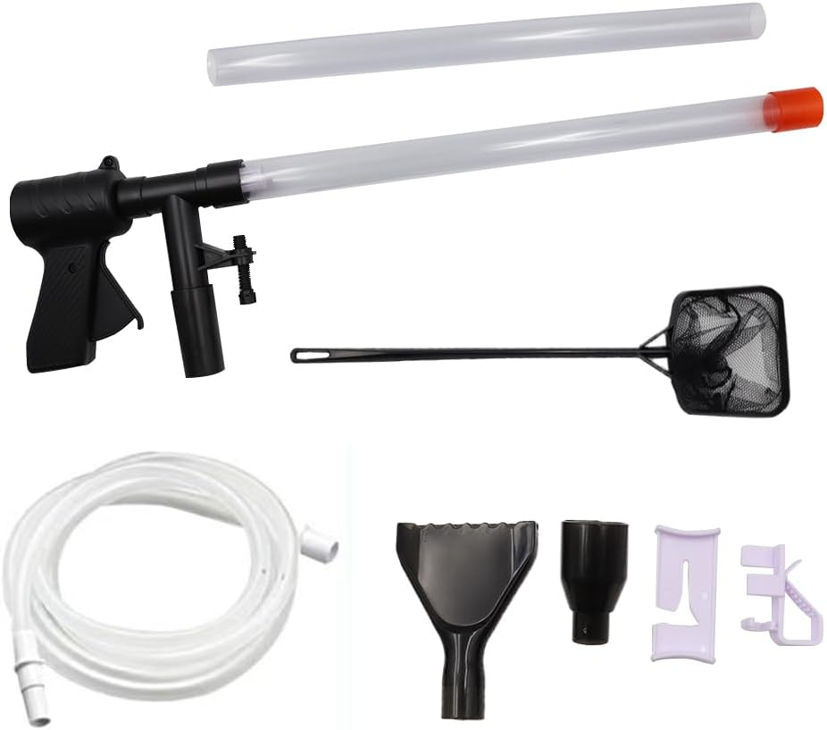 NUZAMAS Fish Tank Aquarium Gravel Cleaner Fish Tank Siphon Vacuum Cleaner Aquarium Water Changer Quick Water Changer Fish Tank Sand Vacuum Cleaner Kit image number 1
