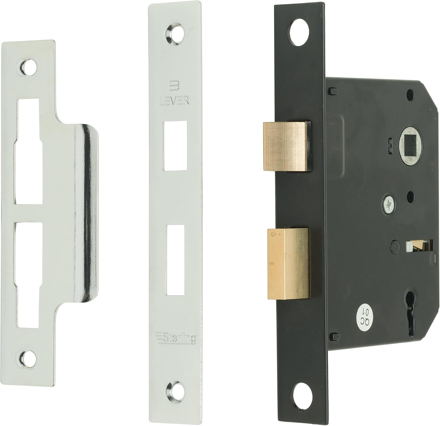 Sterling MLS525 2.5-Inch/65Mm 5-Lever Sashlock - Brass