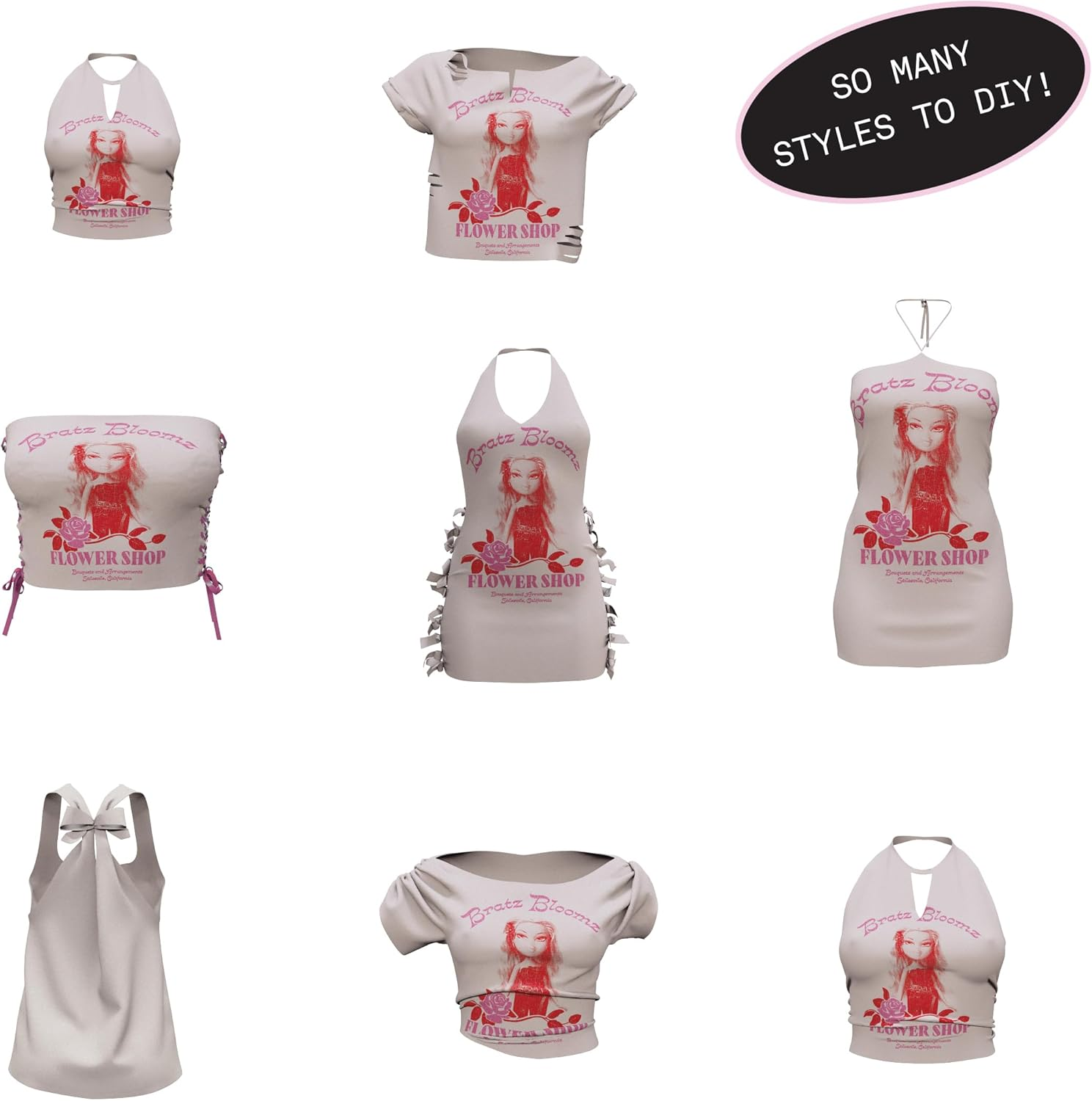 Bratz Stylin' Yasmin - Fashion Doll with Customisable T-Shirt for You, Comes with Accessories, Cute Toys for Girls image number 3