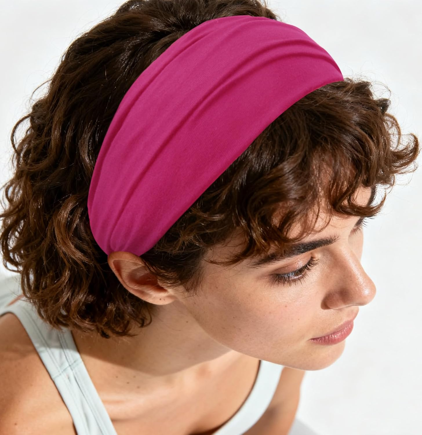 Axy Hair Band Yoga Headband Hairband Beautiful Women'S Hair Accessories Sports Headbands HB4 (Lavender, Extra Wide) image number 6