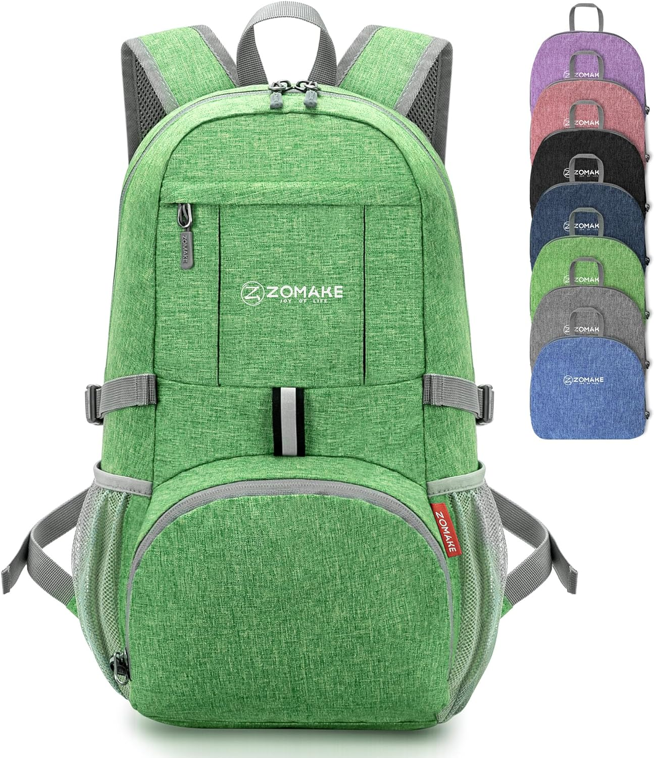 ZOMAKE 25L Foldable Backpack - Lightweight Folding Packs Packable Hiking Daypack for Traveling Walking Outdoor Camping Cycling Holiday Unisex