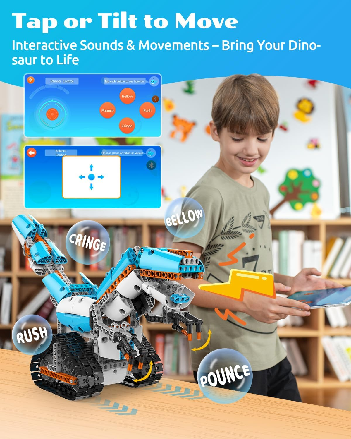 Whalesbot E7 Pro Coding Robot for Kids 8+ Years, Scratch Coding Support Controller | STEM Toys Education of Programming | APP 3D Model Resource & Story Tutorial for Boys and Girls image number 1