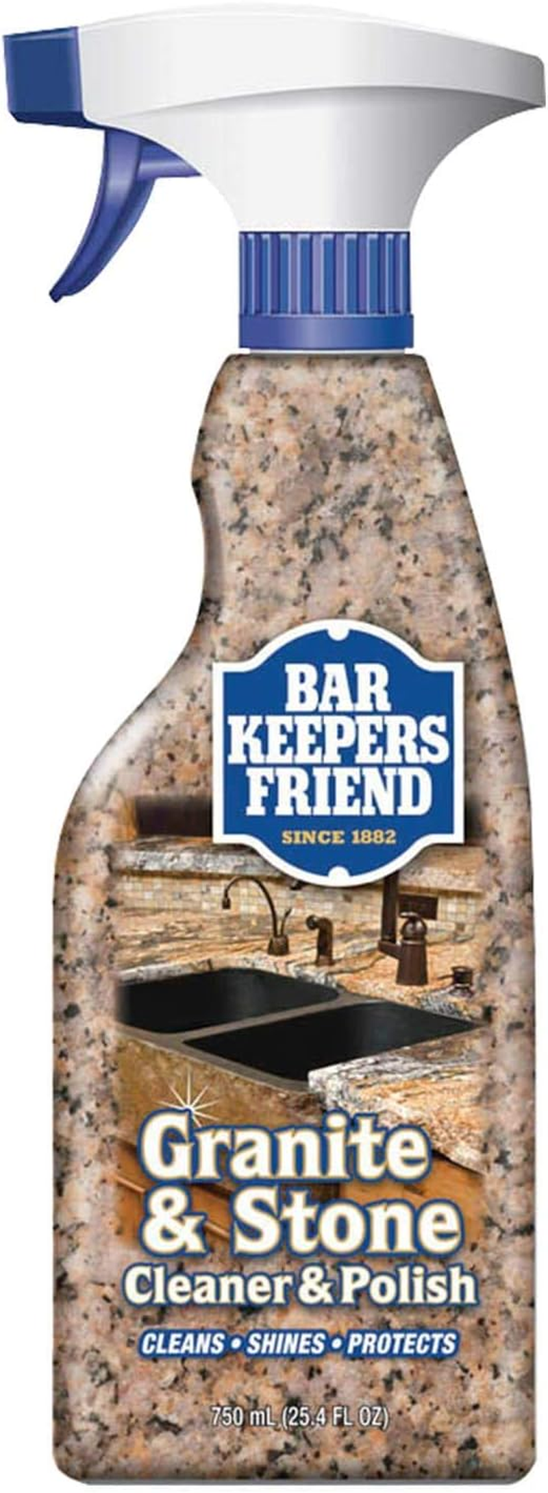 Bar Keepers Friend BKF Granite and Stone Cleaner and Polish, 750 Ml Multicolor