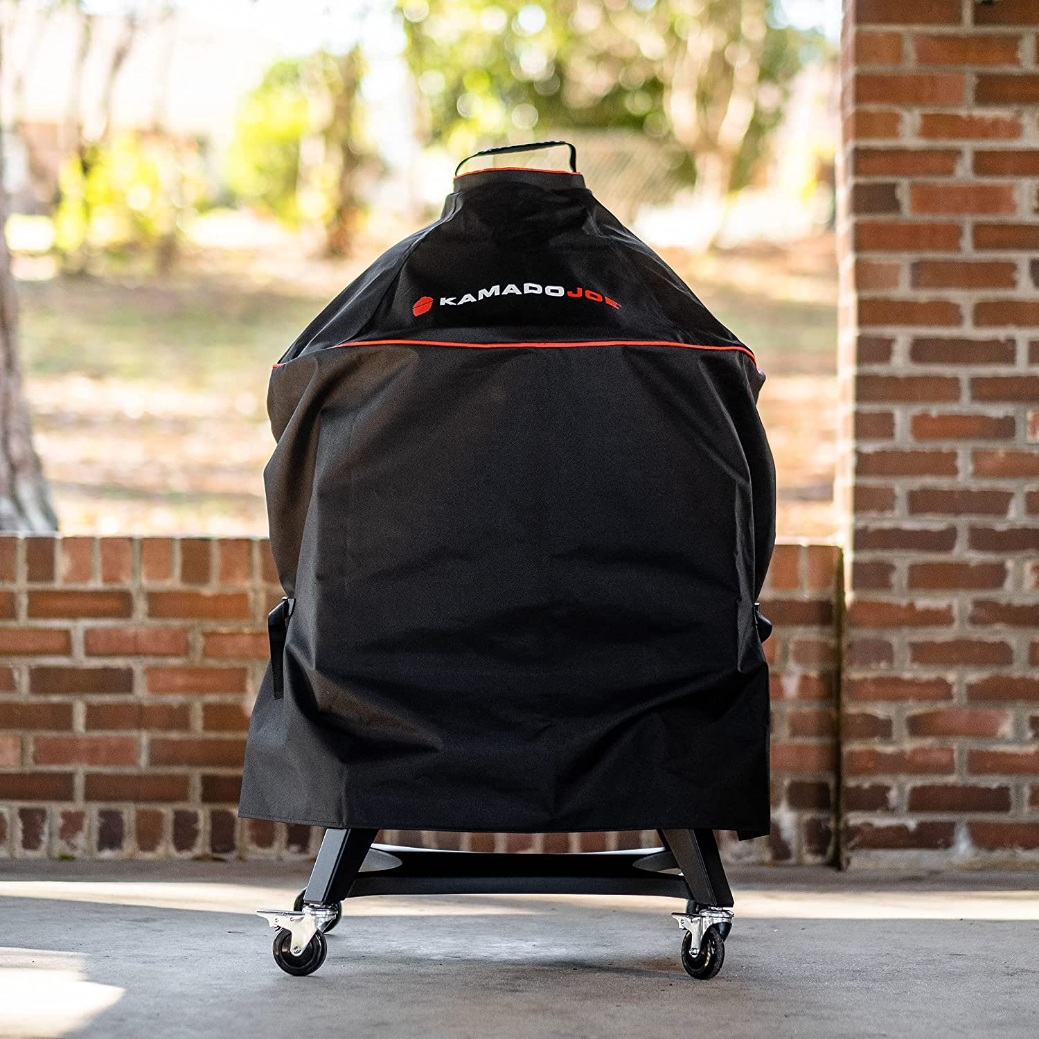 Kamado Joe KJ15080320 Kettle Joe 22 Inch Charcoal Grill Cover, Black image number 3