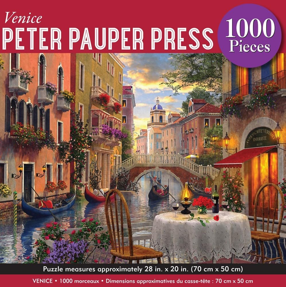 Peter Pauper Press Venice 1000-Piece Jigsaw Puzzle