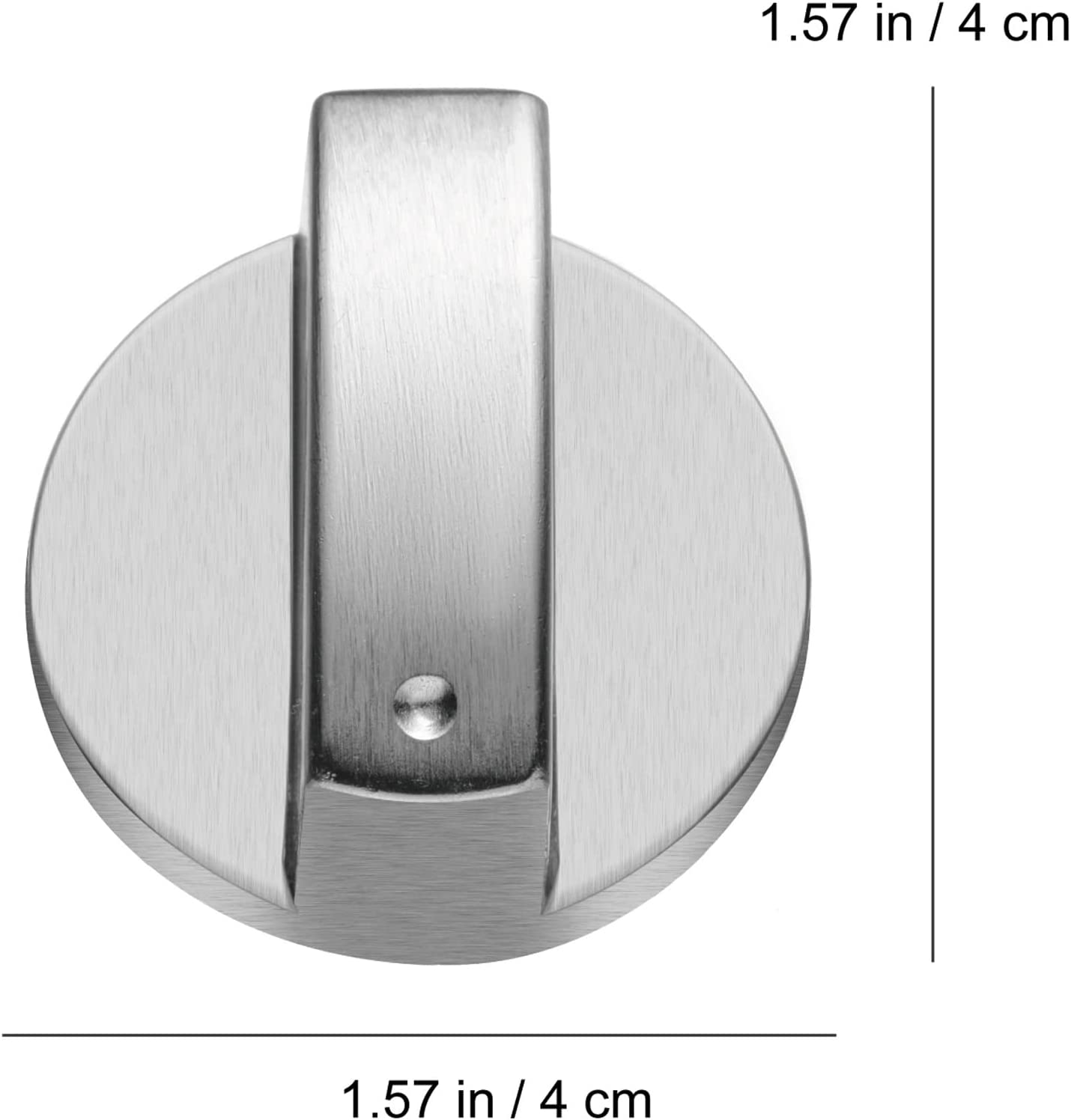4 Pack 6Mm D-Shaped Stove Control Knobs 4 Cm Stainless Steel Replacement Compatible with 6Mm D-Shaped Stove Oven,Stove,Range image number 1