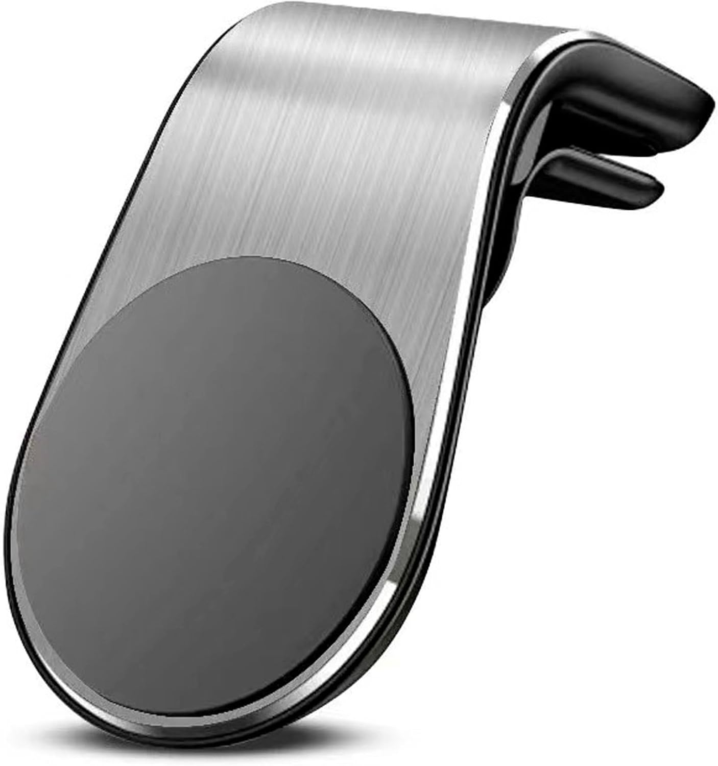 Mobile Phone Navigation Magnetic Bracke, Magnetic Phone Holder for Car, L Type 360&deg; Rotatable Non-Slip Automobile Cradles, Navigation Bracket for Any Smartphone (Black)