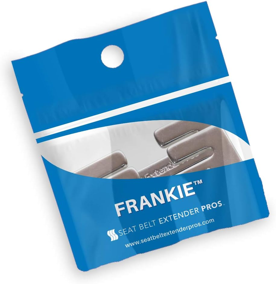 Frankie Seat Belt Adjusting Clip (Metal, 2-Pack) by Seat Belt Extender Pros image number 2