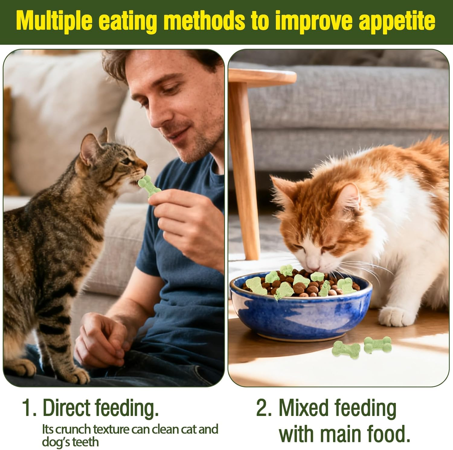 Salmon Freeze Dried Cat Dog Treats 200G Chicken Healthy Food Topper Bone-Shaped Biscuit Snacks image number 5