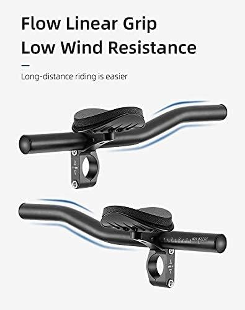 Bicycle Rest Handlebar, Split Type, Adjustable, High-Density EVA Cushion,Aero Bars Armrest Handlebars,For Mountain Bike or Road Bike（N2） image number 5