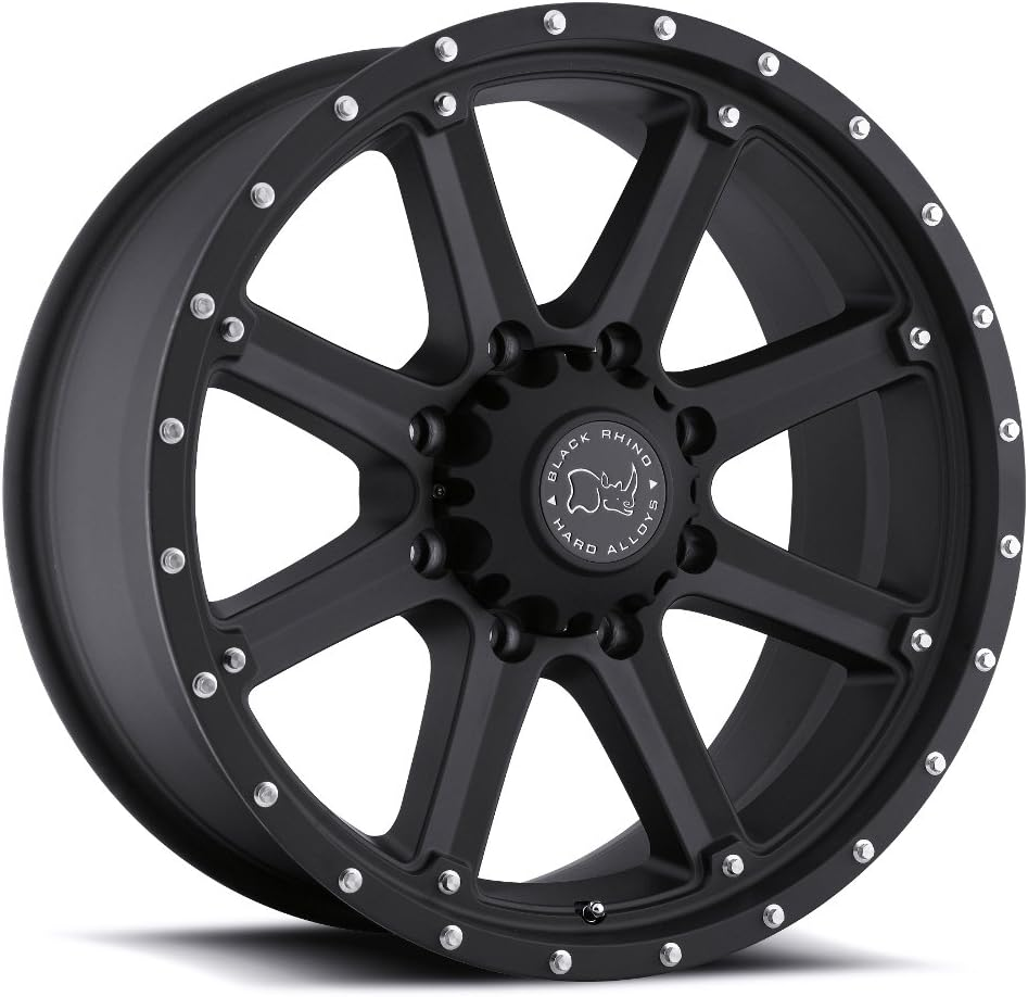 Black Rhino MOAB Wheel with Painted Finish (18 X 9. Inches /8 X 6 Inches, 12 Mm Offset)