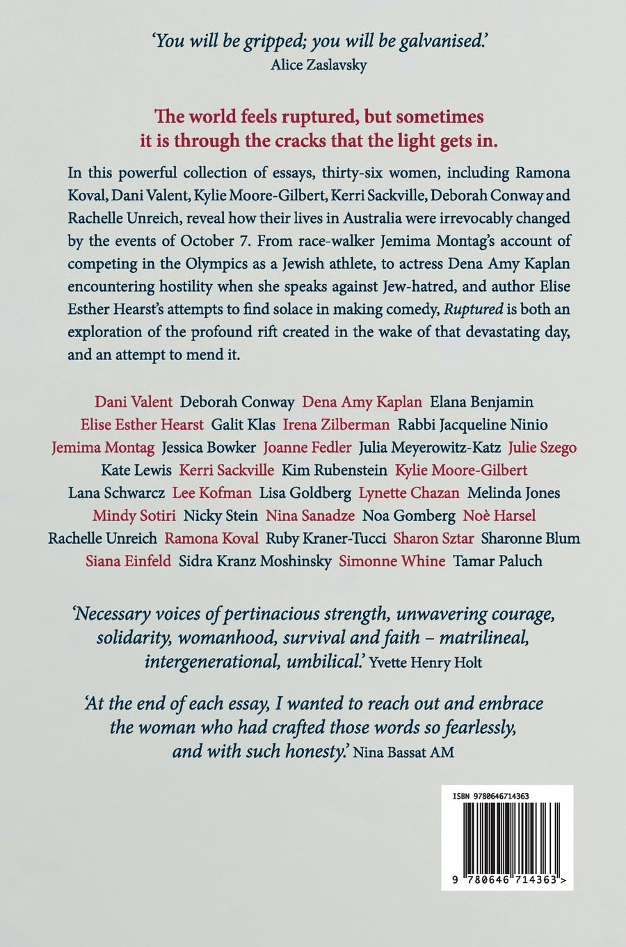 Ruptured: Jewish Women in Australia Reflect on Life Post-October 7