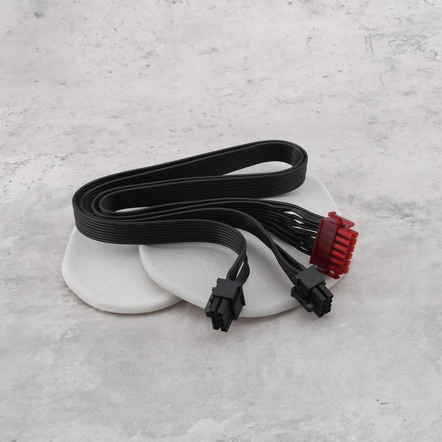 OTOTEC Graphics Card 12Pin PSU to 2PCI-E 8 Pin(6+2Pin) Power Supply Cable Compatible with Enermax Modular PSU, 60Cm