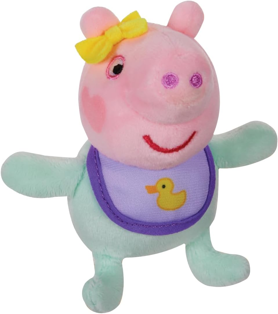 Peppa Pig Plush Toy Set, Soft Polyester Siblings Pack with Peppa, George & Baby Evie, 18Cm X 11Cm X 22Cm, Ages 18+ Months, 0.26Kg image number 1